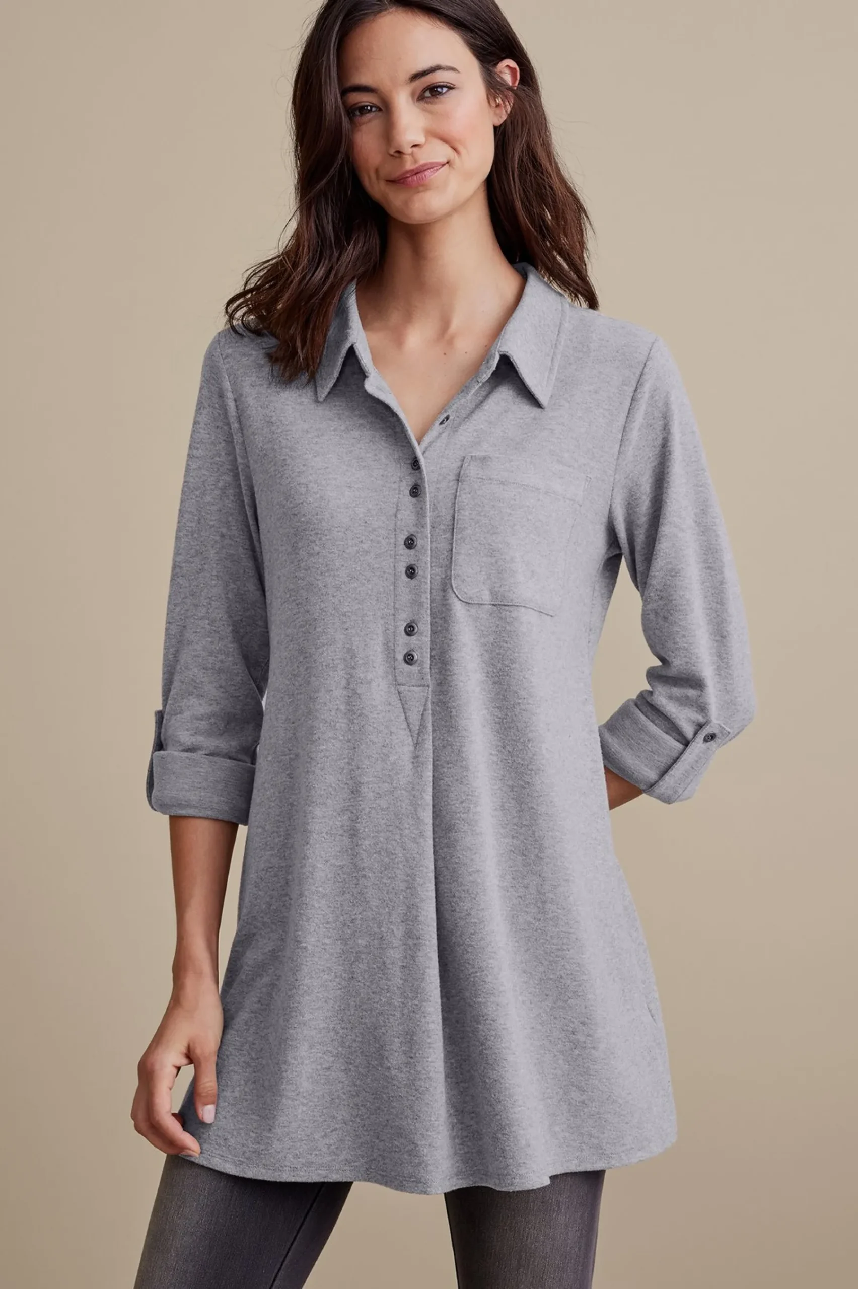 Soft Surroundings Take It Easy Tunic> Into The Blues|Everyday Styles