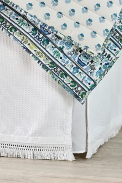 Soft Surroundings Tallulah Textured Bedskirt> bedskirts
