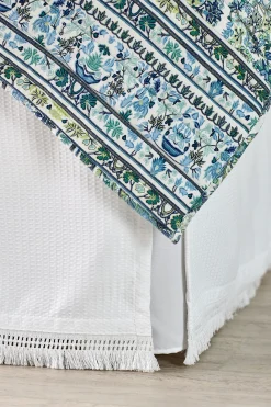 Soft Surroundings Tallulah Textured Bedskirt> bedskirts