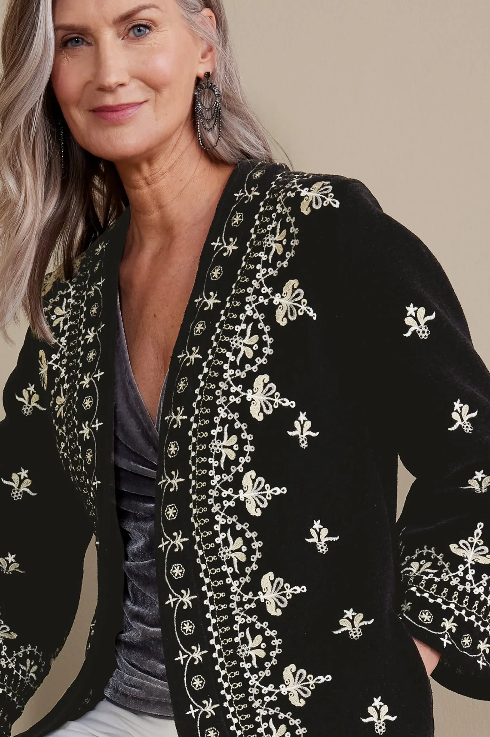 Soft Surroundings Tamaya Kimono> Feminine Flourish|EVelvet Styles