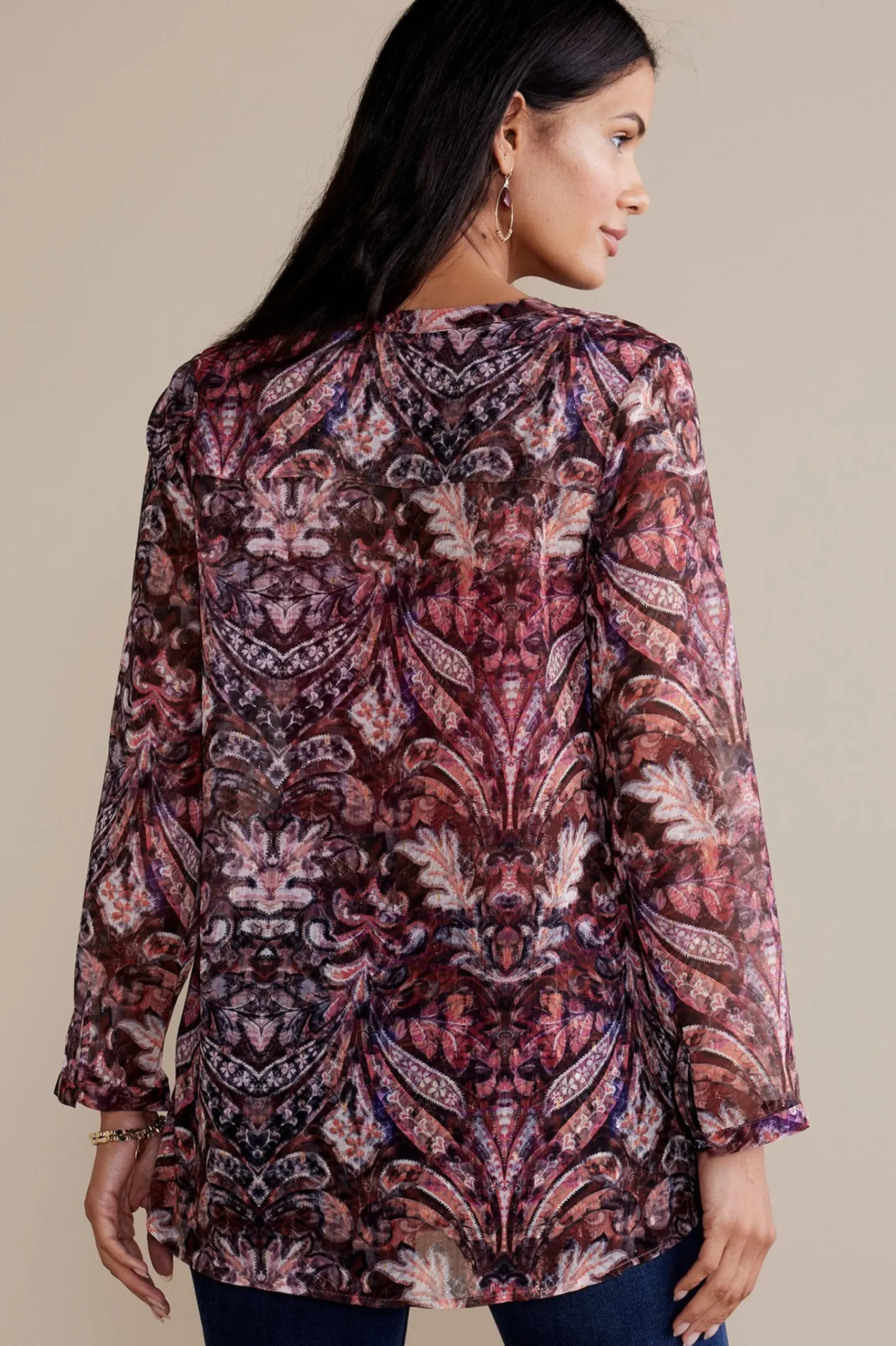 Soft Surroundings Tasha Top> Everyday Styles|long sleeve