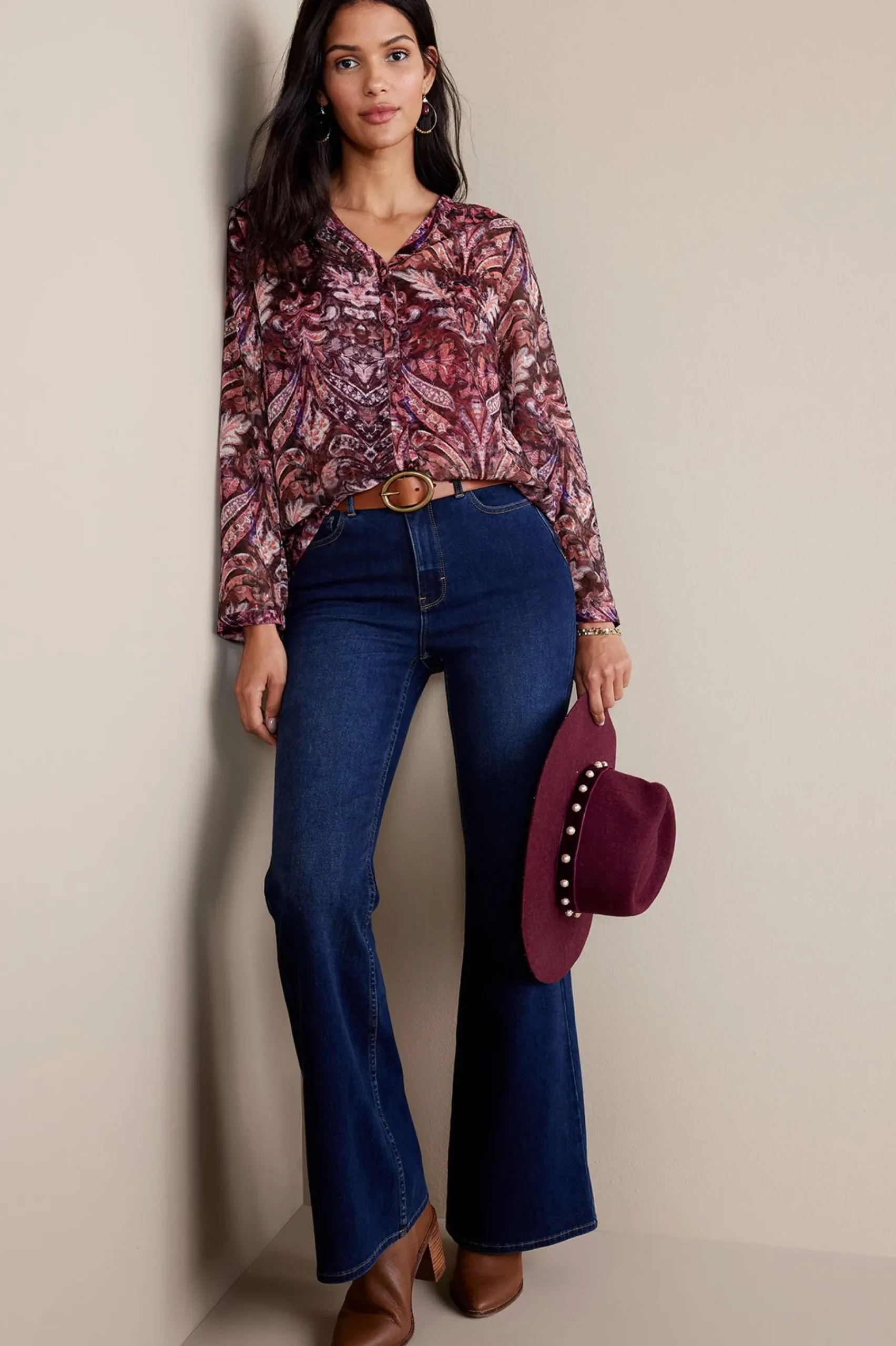 Soft Surroundings Tasha Top> Everyday Styles|long sleeve