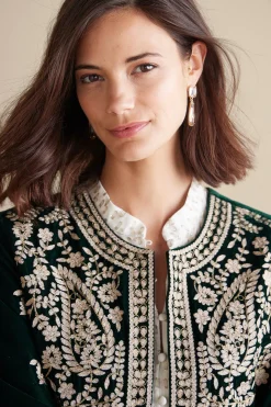 Soft Surroundings Tatianna Velvet Jacket><noscript><img width=