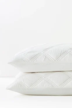 Soft Surroundings Toluca Diamond Euro Sham> pillowcases & shams