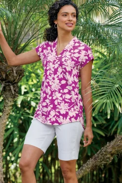 Soft Surroundings Twilight Luau Printed Tunic><noscript><img width=