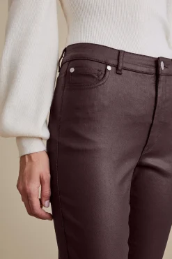 Soft Surroundings Ultimate Denim Coated Straight Leg Jeans><noscript><img width=