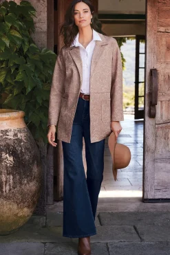 Soft Surroundings Ultimate Denim Flare Jeans><noscript><img width=