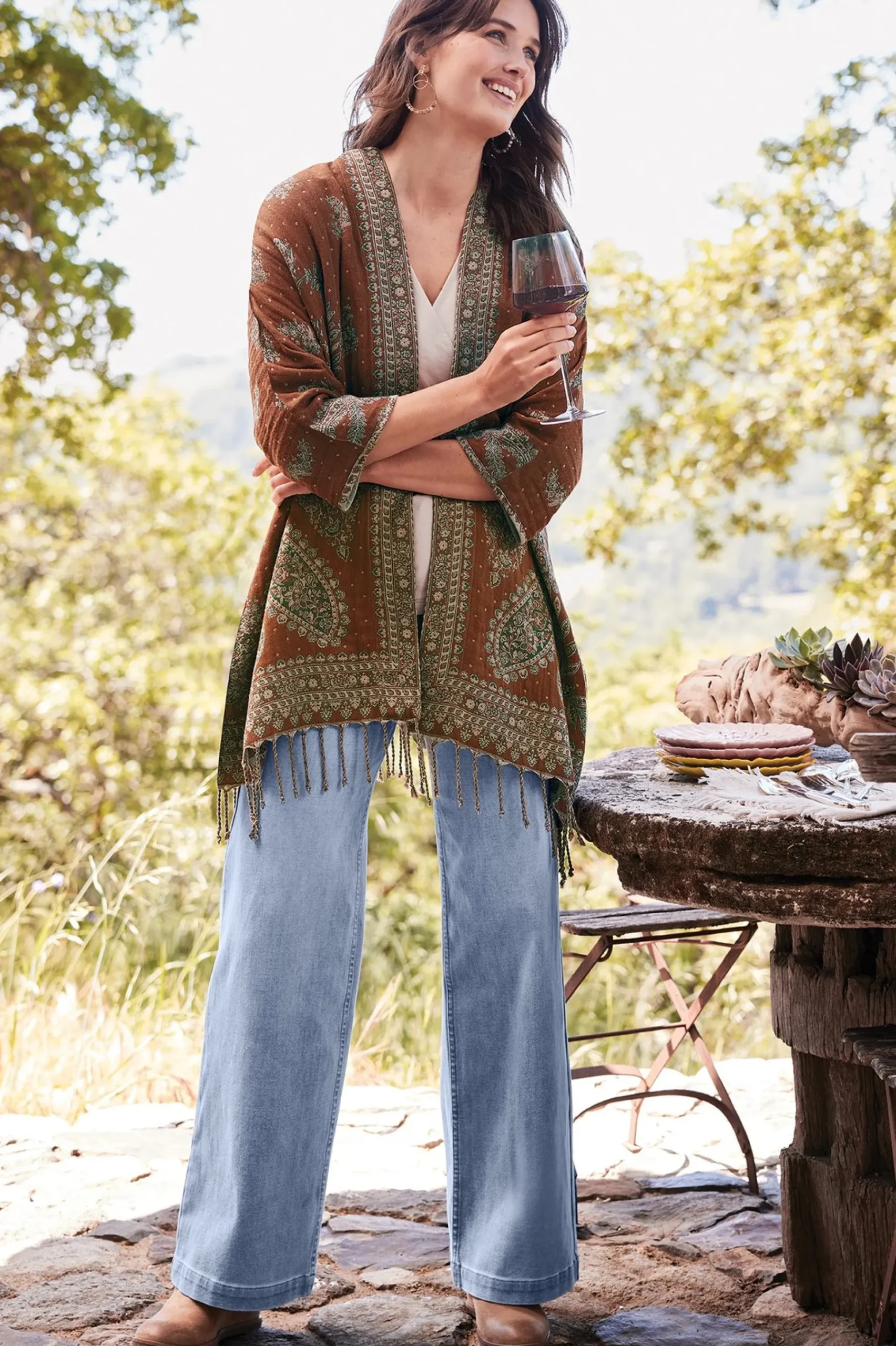 Soft Surroundings Ultimate Denim Wide Leg Jeans> Everyday Styles|Wear Now Styles