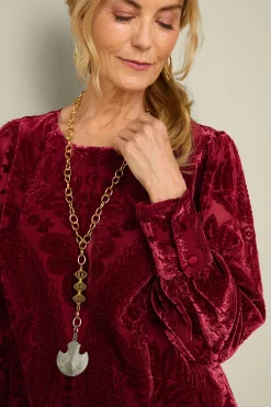 Soft Surroundings Vanetta Velvet Top><noscript><img width=