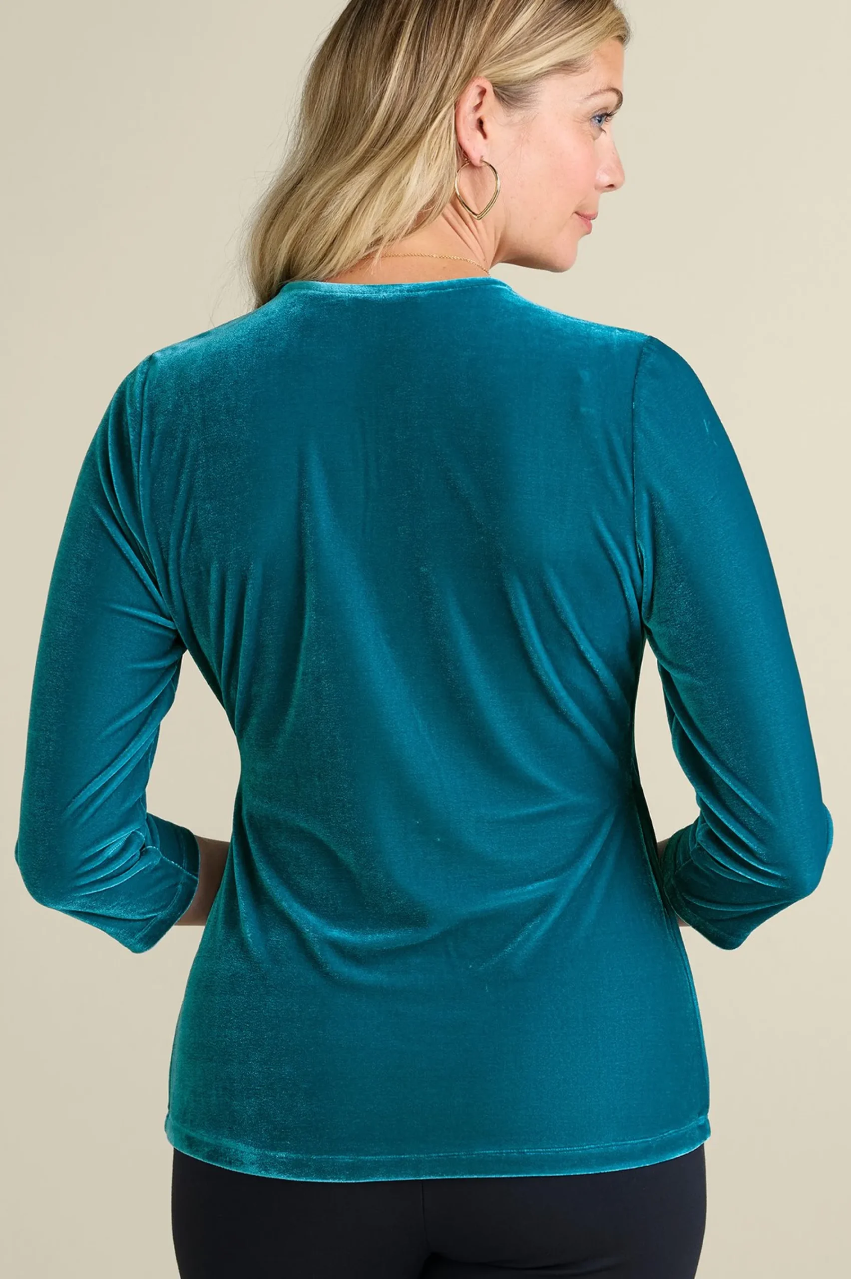 Soft Surroundings Velvet Alyssa Knit Top> Feminine Flourish|Everyday Styles