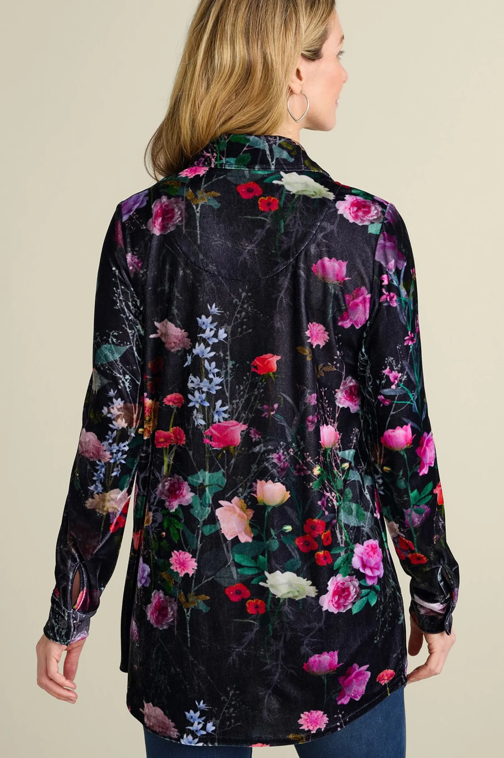 Soft Surroundings Velvet Boyfriend Tunic Shirt> Everyday Styles|EVelvet Styles