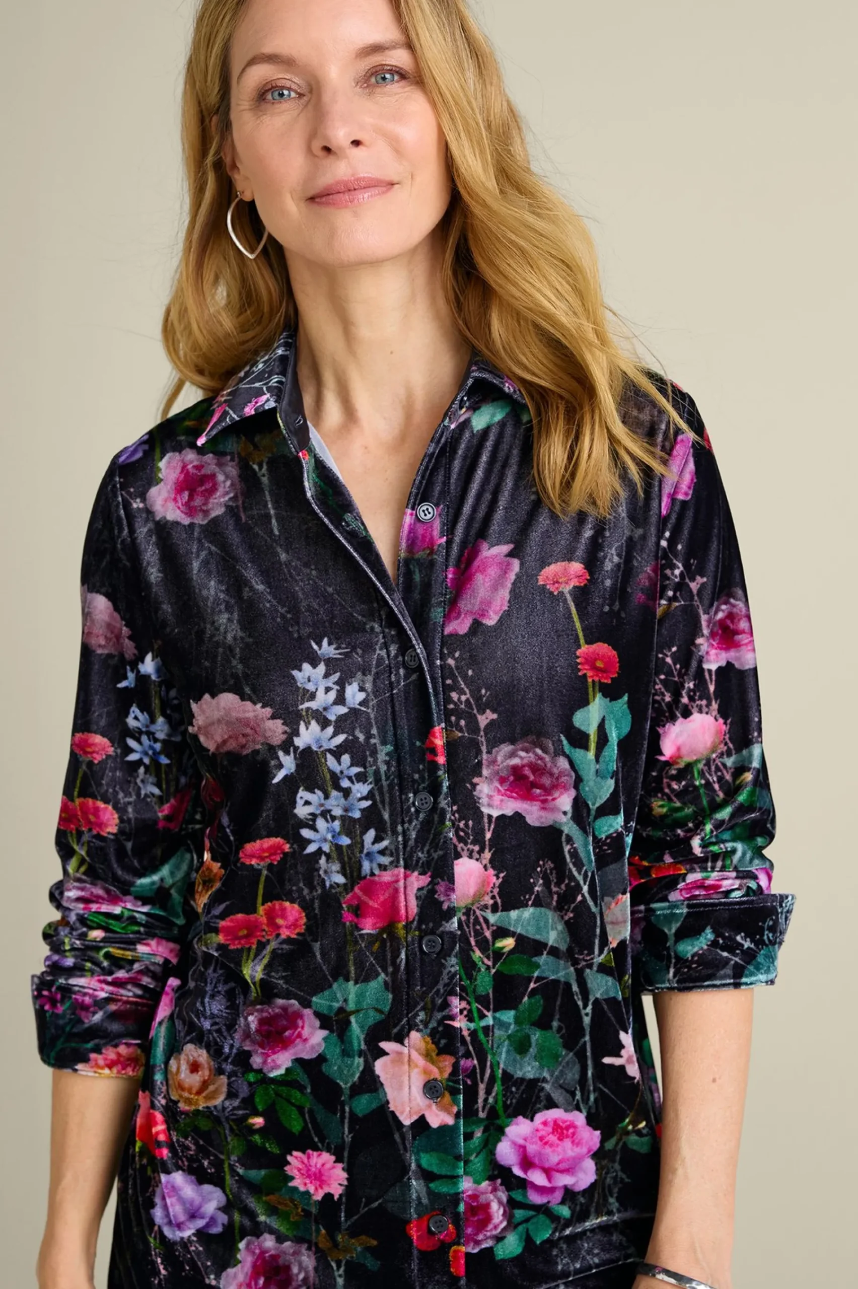Soft Surroundings Velvet Boyfriend Tunic Shirt> Everyday Styles|EVelvet Styles