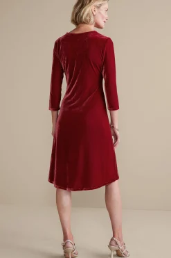 Soft Surroundings Velvet Hyannis Dress><noscript><img width=