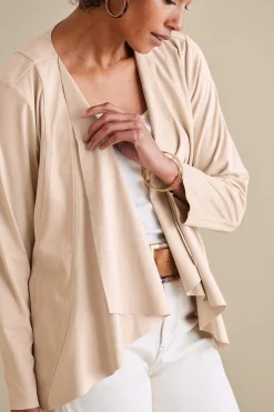 Soft Surroundings Viviana Faux Suede Jacket><noscript><img width=