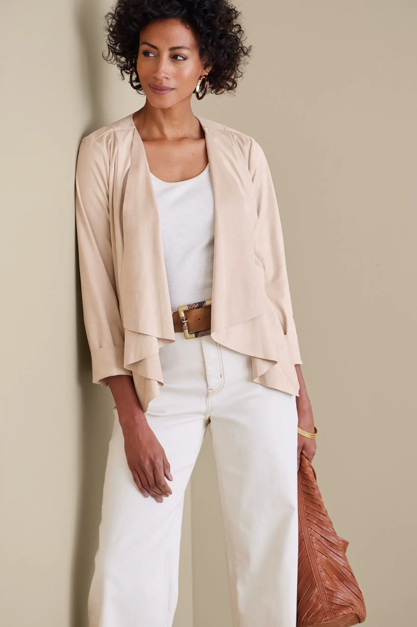Soft Surroundings Viviana Faux Suede Jacket> Jackets & Coats