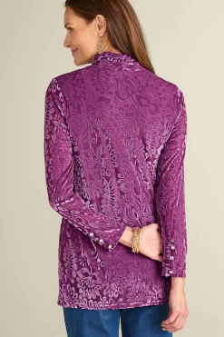 Soft Surroundings Walden Velvet Turtleneck><noscript><img width=